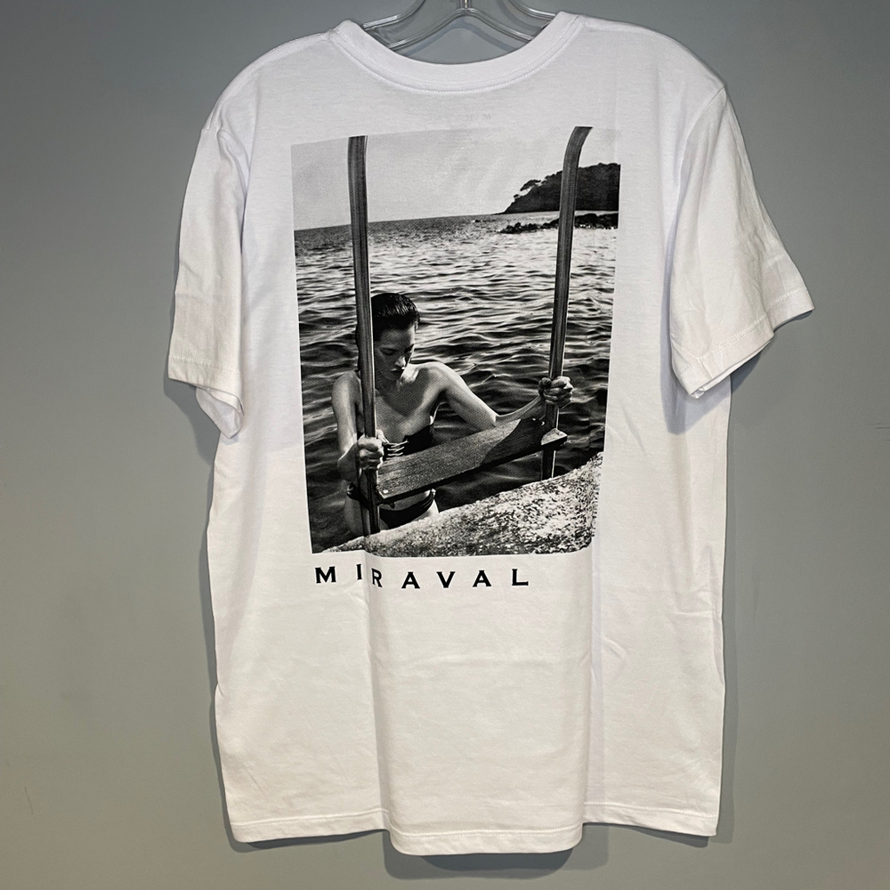 miraval t shirt men women size medium Spirit Alcohol brand sexy lady - Picture 2 of 6